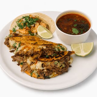 (3) Quesabirria Tacos with Consome